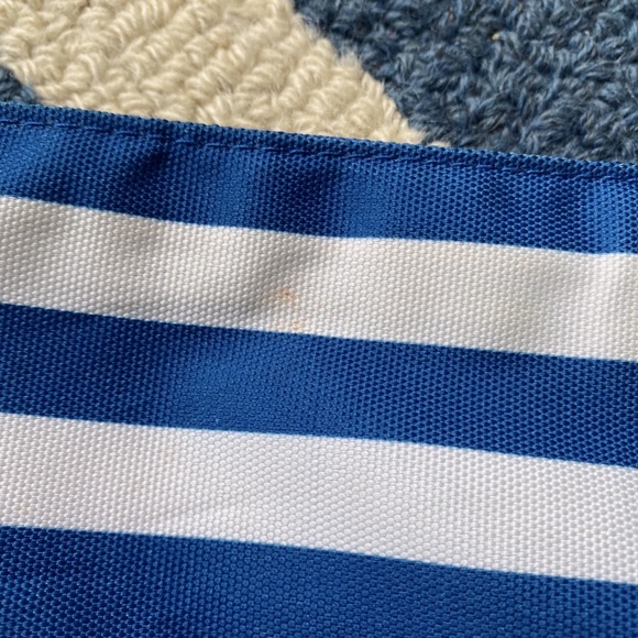 πΊπΈ ORIFLAME 2-in-1 BLUE WHITE RED STRIPE OVERSIZED BEACH BAG + COSMETIC β¦ - Picture 15 of 16